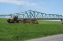 A levee in Granite City, Ill. Granite City is one of the areas where FEMA says the levees do not meet its minimum threshold for certification. (St. Louis Public Radio)