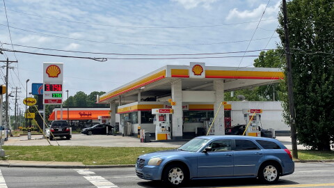 The Shell gas station Imran Farzand owns on the corner of W. Sugar Creek and Reagan Dr.