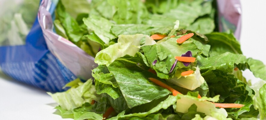 An image of a pre-packaged Dole salad, from Dole's website.