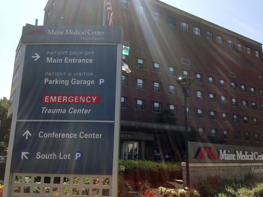 This July 16, 2015 photo shows the Maine Medical Center Thursday, in Portland, Maine.