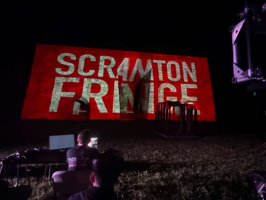 An early look at Scranton Fringe Festival's new 3D projection experience as part of Fall at the Furnaces.