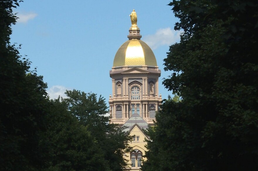 Notre Dame will not let students register for the spring semester if they don't take a mandatory COVID-19 exit testing before leaving campus at the end of the semester.