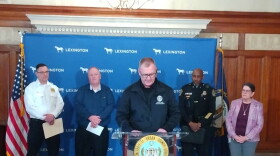 Lexington Emergency Management Director Rob Larkin and others previewed the city's severe winter weather preps during a news conference at City Hall Thursday.