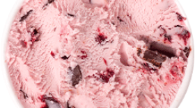 Black Cherry Chocolate Chip is one of six offerings for the animal-free dessert Perfect Indulgence.