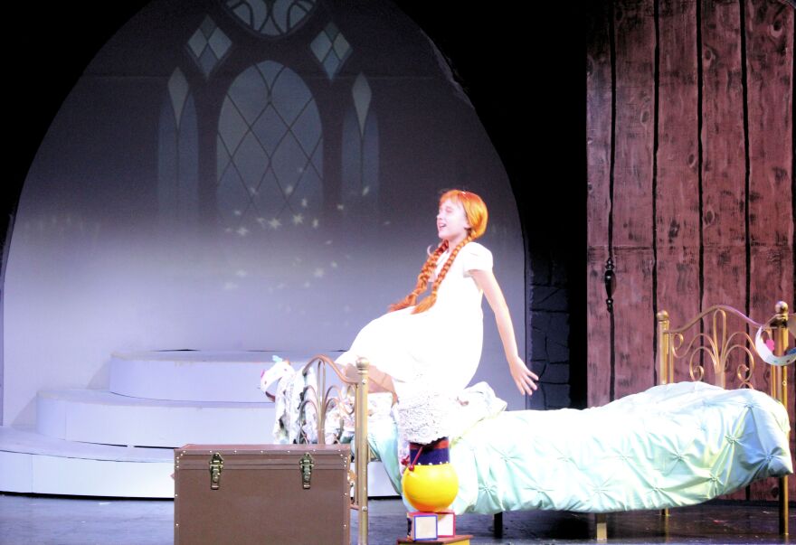 The moment Anna gets blasted by Elsa.
