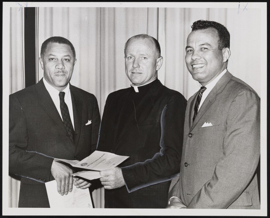 Norman Francis (right) in 1967.