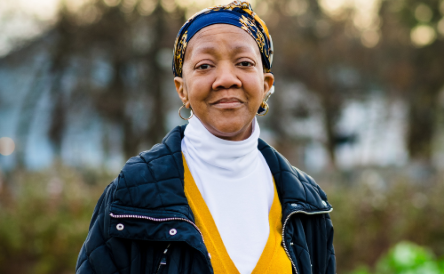 Portrait taken of Liz Wills- O'Gilvie. 