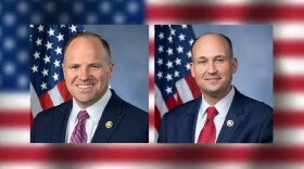 From left to right, Congressmen Tim Kennedy (D) and Nick Langworthy (R)