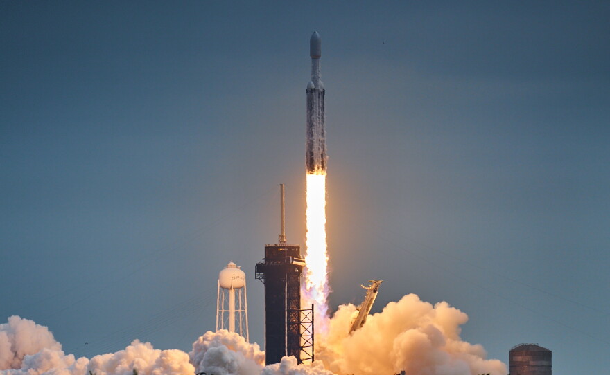 Psyche launch in 2023. Photo courtesy of Spacepoint.