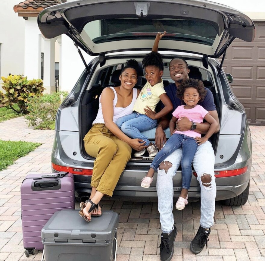  Pictured: Monet, Jordyn, James, and Kennedy Hambrick 