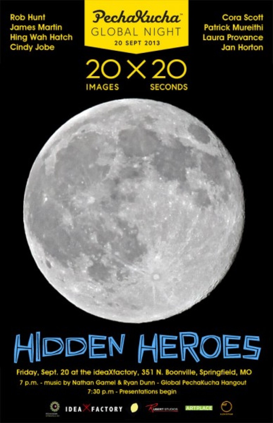 Hidden Heroes Event Poster: Photo Credit PechaKucha Springfield