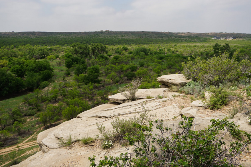 The view from the Upper Bluff Trail.