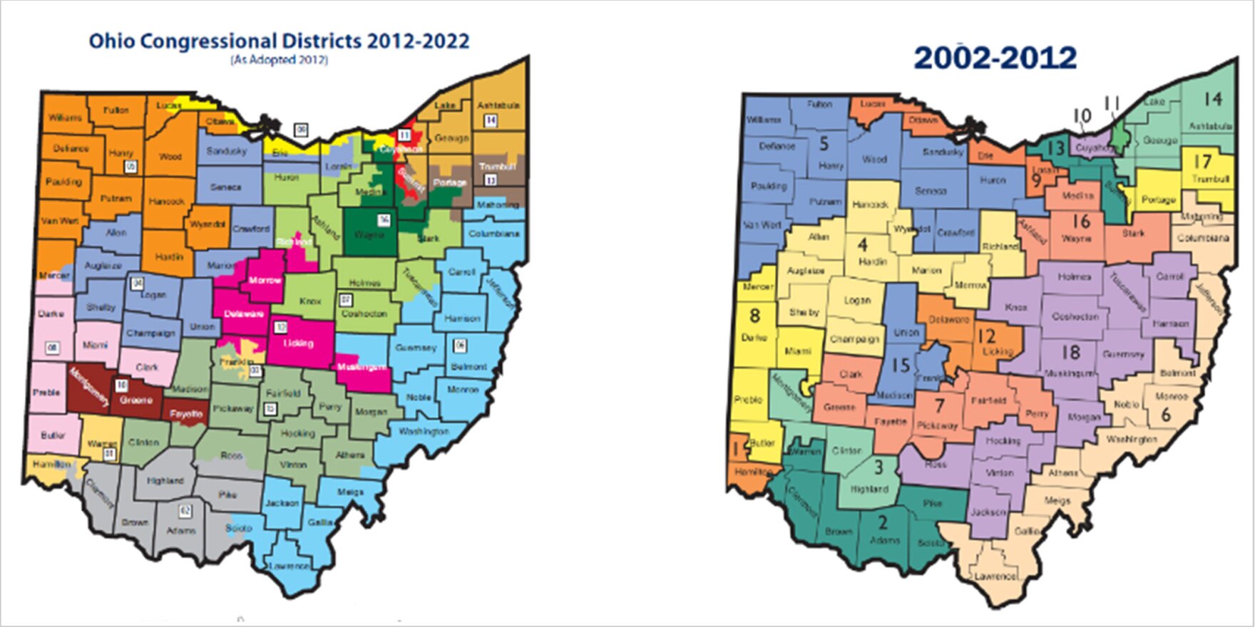 Ohio Looks Ahead to Redistricting with One Less Seat in Congress WKSU