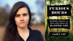 Casey Cep author photo and book cover for "Furious Hours"