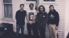 Thomas Dollbaum (second from left) got an assist from MJ Lenderman (far left) on "Dozen Roses."