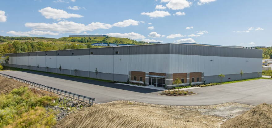 The future SendCutSend building in Pittston Twp.