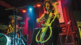 Lung is Daisy Caplan (drums) and Kate Wakefield (cello)