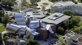 FILE – This May 20, 2005, file photo shows Case Western Reserve University's Peter B. Lewis Building.  The building was designed by world-famous architect Frank Gehry.