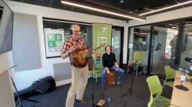 Mountain Town Band at the KPCW studios