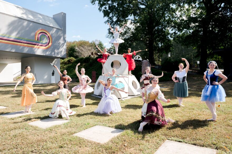Cast members of “The Snow Queen" at Creative Arts Guild in Dalton.