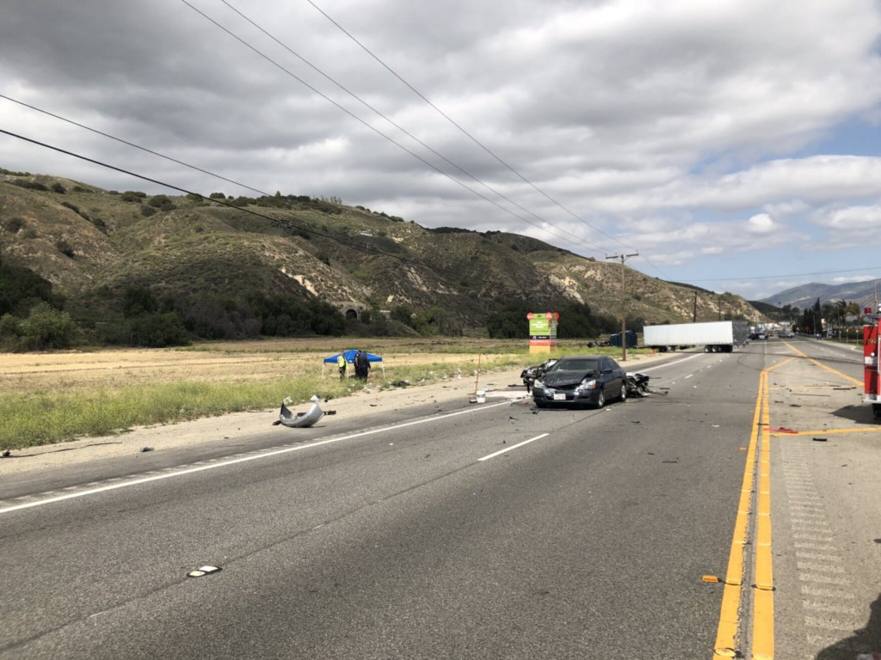 One Dead, Three Hurt Following Crash On Highway 126 In Ventura County ...