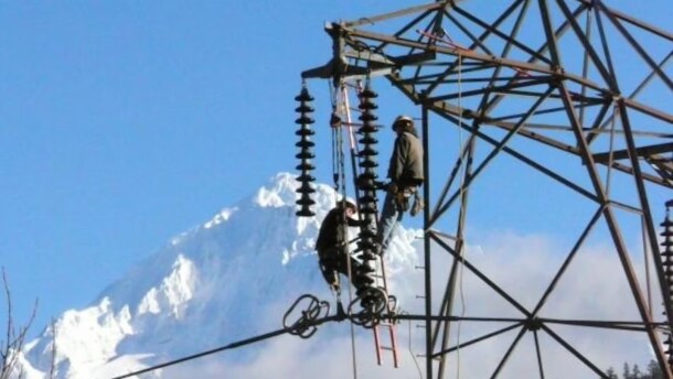 FILE - Bonneville Power Administration transmission infrastructure.