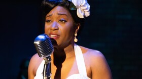 Alexis J. Roston as Billie Holiday in the Farmers Alley Theatre production "Lady Day at Emerson's Bar and Grill"