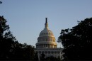 The Dome of the U.S. Capitol Building at sunset seen from Upper Senate Park in Washington, Wednesday, Sept. 27, 2023. (AP Photo/Andrew Harnik)