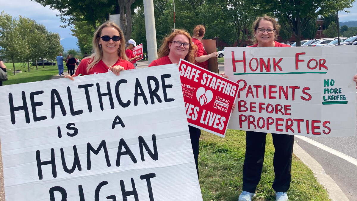 Support staff, techs at UVMMC authorize a strike