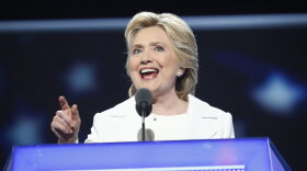 Hillary Clinton speaks at the 2016 Democratic National Convention.