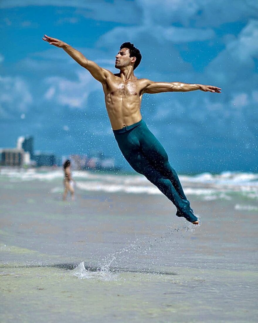 Miami City Ballet soloist Ariel Rose choreographed an original dance piece to accompany the performance of Cuban-American composer Orlando Jacinto Garcia’s new work.