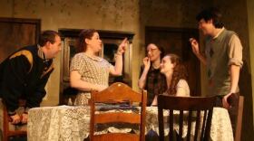 A scene from Brighton Beach Memoirs at Curtain Call Theatre