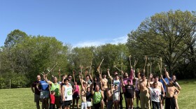 Players celebrated a long-awaited traditional lacrosse game.