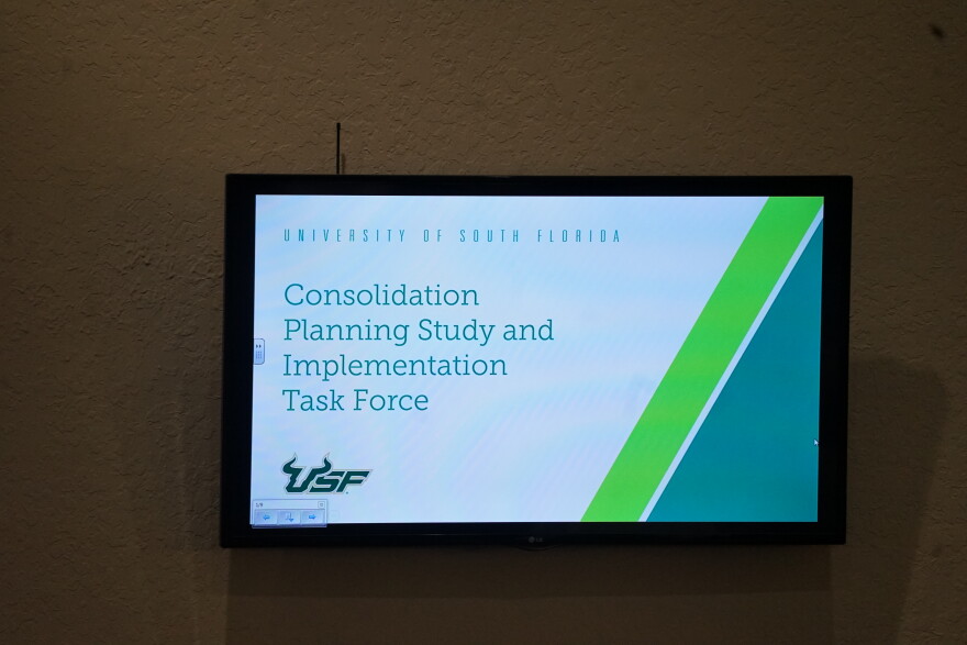 The town hall was the third and final chance for faculty, students and community members to share their thoughts about the consolidation of the campuses' separate accreditations