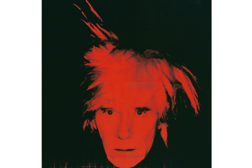 Andy Warhol took many self portraits throughout his career. This one is from 1986, the year before he died.