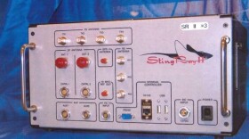 This undated handout photo provided by the U.S. Patent and Trademark Office shows the StingRay II, manufactured by Harris Corporation, of Melbourne, Fla., a cellular site simulator used for surveillance purposes. 