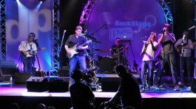 Band performing on stage