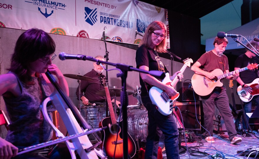 R. Ring performs at IndieCraft on Friday, May 19, 2023 in Springfield, Ohio (Ruthie Herman for WYSO)