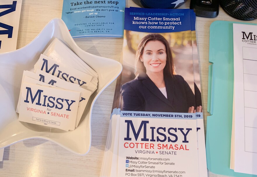 Democrat Missy Cotter Smasal's campaign has gotten a boost from the flow of money into the state from gun-control groups.