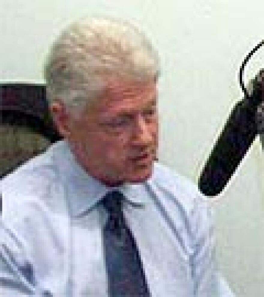 Bill Clinton, during his interview with NPR in New York City, June 22, 2004.