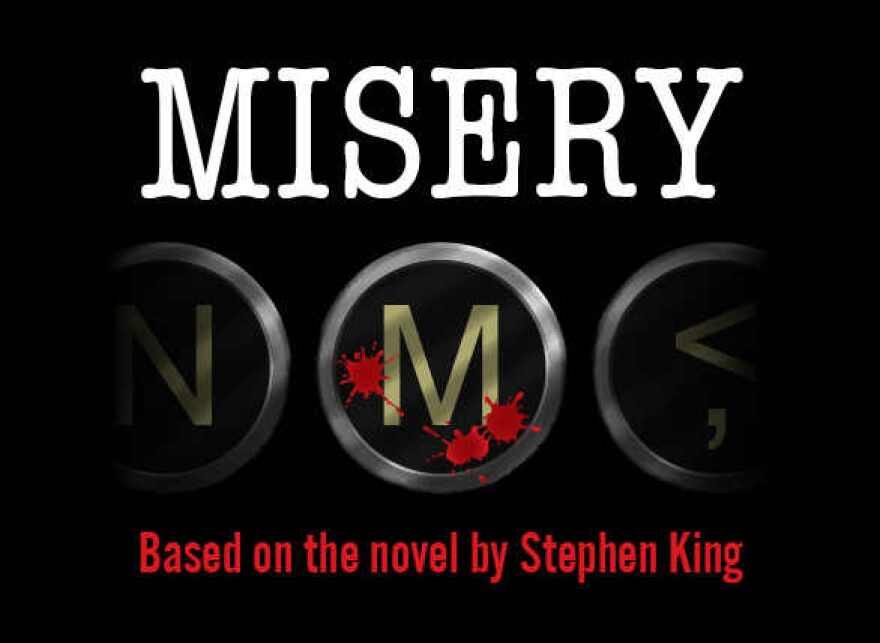Broadway Palm Dinner Theatre Graphic for 'Misery'