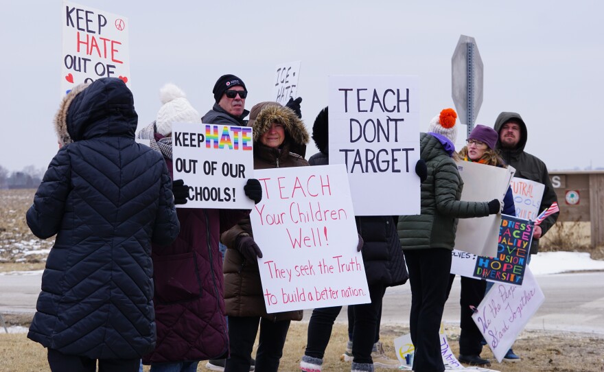 Education Secretary Linda McMahon and Turning Point USA's Erika Kirk visited Genoa-Kingston High School on Thursday, Feb. 2026. It was part of the U.S. Department of Education’s “History Rocks! Trail to Independence” tour.