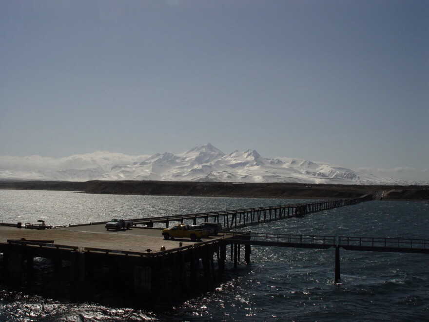 The dock at Cold Bay.