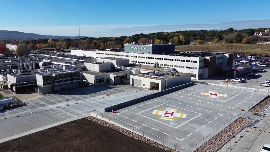 Aspirus Wausau dual helipad