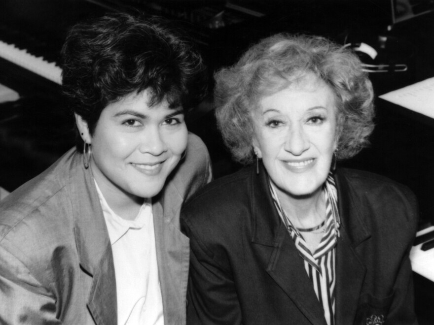 Marian McPartland with Sumi Tonooka, 1992 