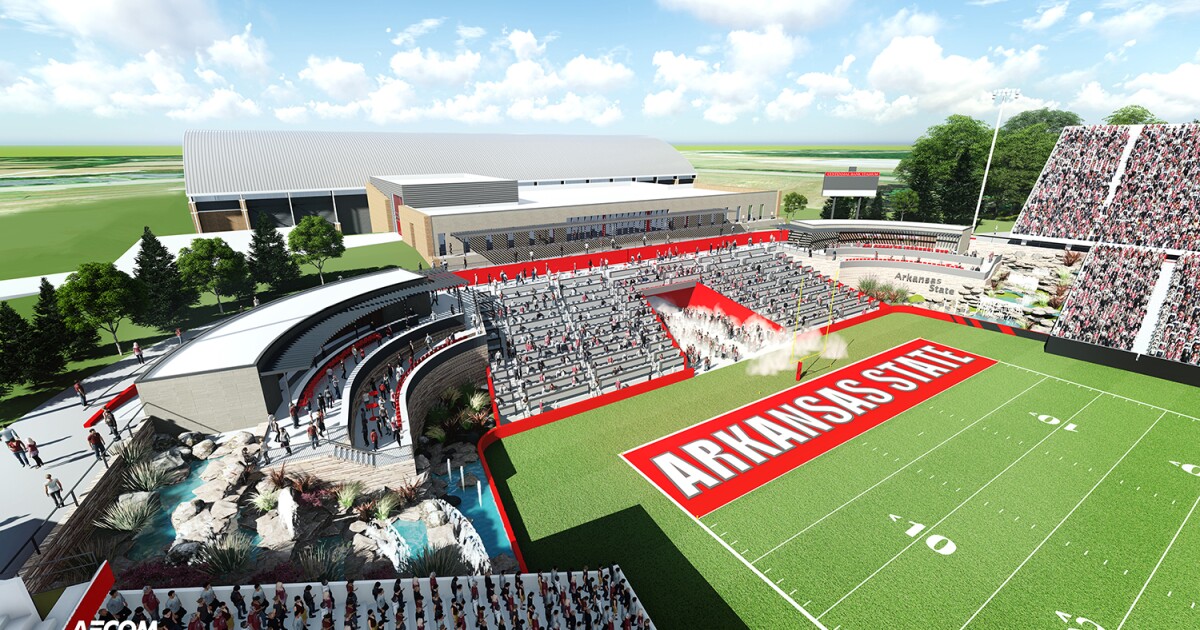 Private Funds To Be Used To Build New North End Zone Facility At Centennial Bank Stadium Kasu