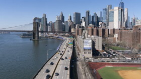 Vehicles drive along the FDR Drive in New York, part of the city's aging infrastructure, Tuesday, April 6, 2021. With an appeal to think big, President Joe Biden is promoting his $2.3 trillion infrastructure plan directly to Americans. Republicans oppose Biden's American Jobs Plan as big taxes, big spending and big government. (AP Photo/Mark Lennihan)