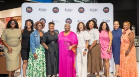 Attendees and community leaders stand with Dr. Maggie Young, a member of the SOUL Fund’s steering committee who was presented with the Soul of Philanthropy Award.
