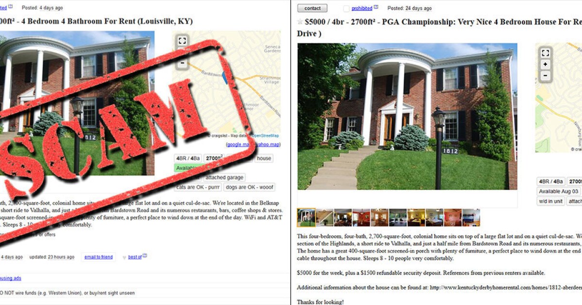 That Home Rental Posting on Craigslist? It May Not Be Real.