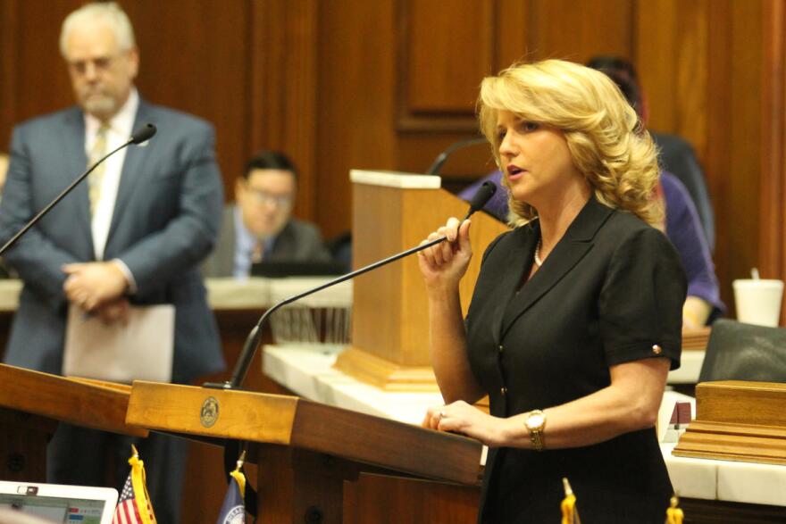 Rep. Karlee Macer (D-Indianapolis) says a bill to tighten control of the Military Family Relief Fund is a "good first step." (Lauren Chapman/IPB News)